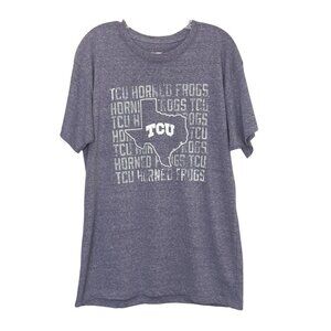 TCU Horned Frogs Tshirt Womens Large Purple New Pro Edge Fanwear
